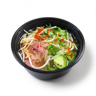 Pho Filet Mignon and Brisket Bowl