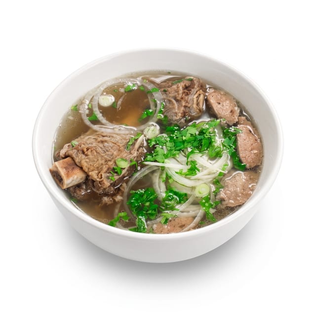 Pho Rib and Meatball Bowl.