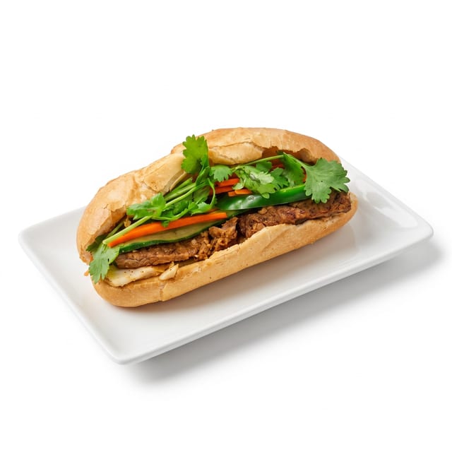 Grilled Beef Sandwich.
