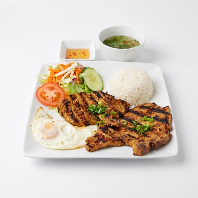 Grilled Pork Plate.