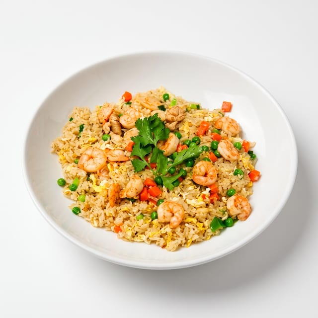 Special Viet Taste Fried Rice Plate.