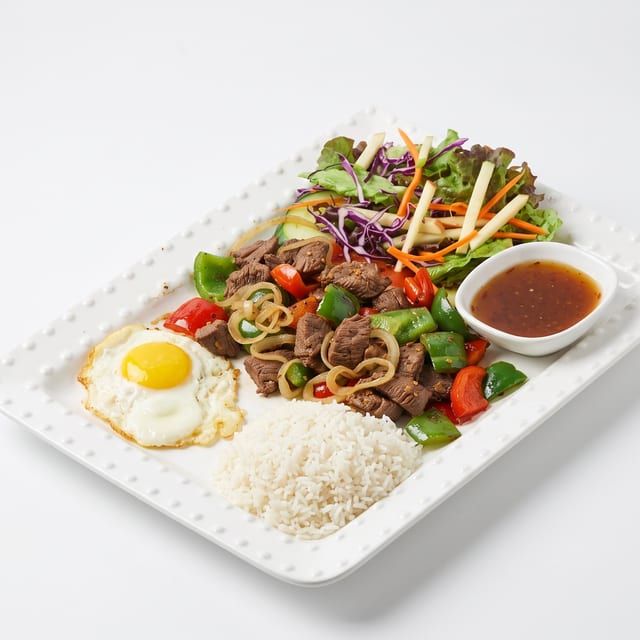 Shaking Beef Plate.