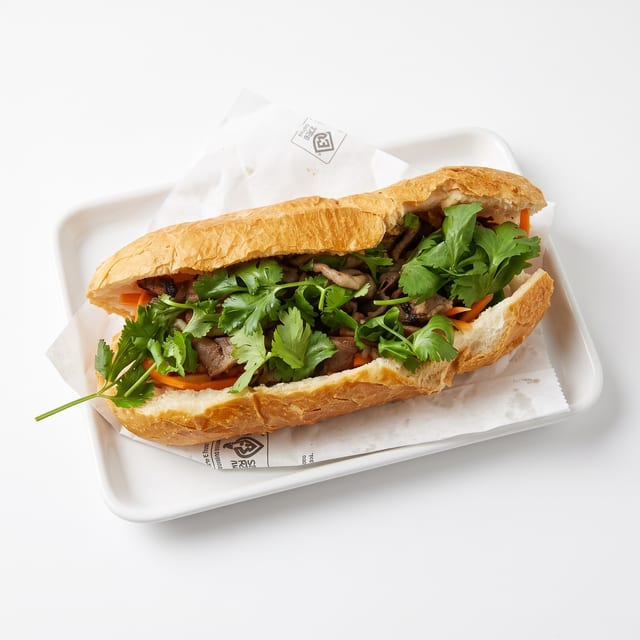 Grilled Pork Sandwich.